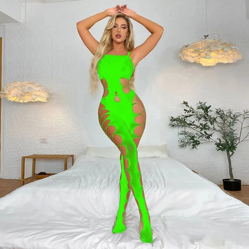 Women Sexy Lingerie Sleepwear Nightwear Body Stocking Bodysuit Sheer Plus Size Leather Lingerie Corset Women Sexy LingеRie Set